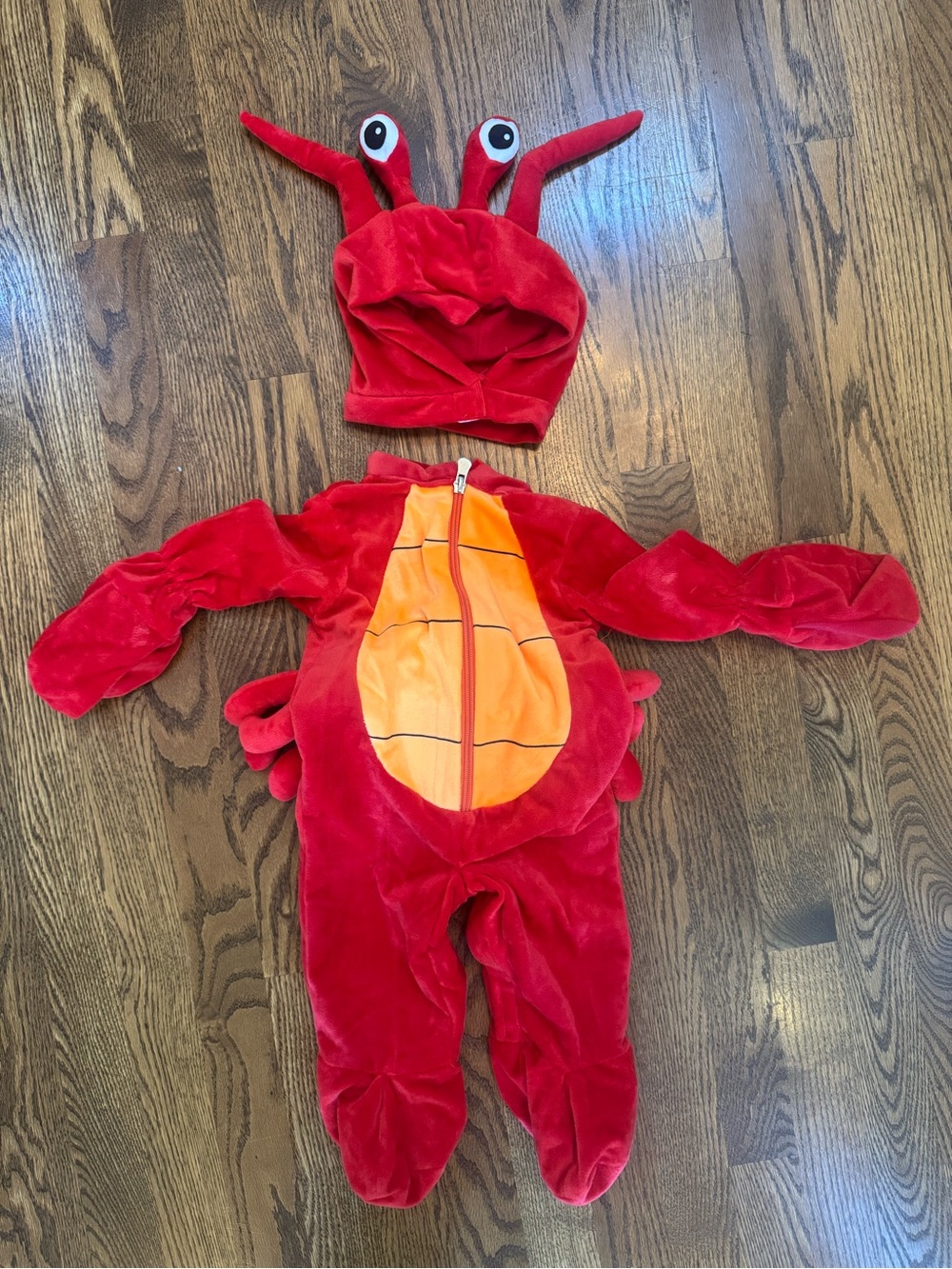 3-6 month infant lobster costume